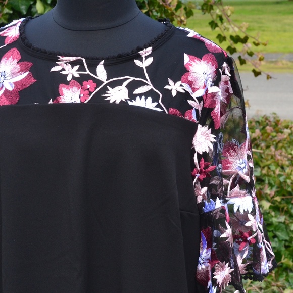 Lane Bryant Dresses & Skirts - NWT Lane Bryant 20 Embroidered A-Line Dress